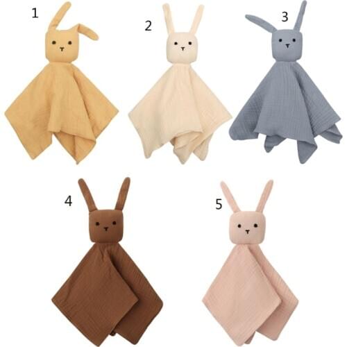 1 x Baby Toys Cartoon Soothe Appease Towel Appease Doll For Newborn Soft Comforting Towel Sleeping Toy Gift