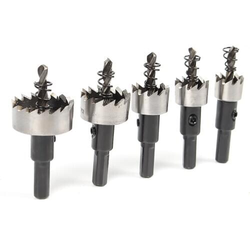 1Pcs HSS Hole Saw Cutter Drill Bits Tool for Wood Metal Alloy Cutting Woodwork Hole Saw Power Tool Accessories 14mm-28mm