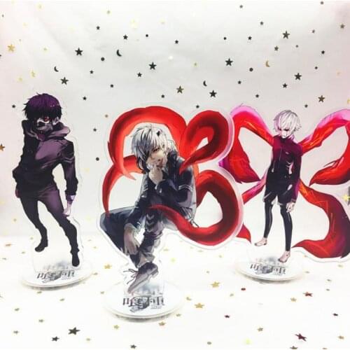 1 Pcs Cute Anime Tokyo Ghoul Acrylic Stand Model Toys Action Figure Pendant Double-side Toys Gift