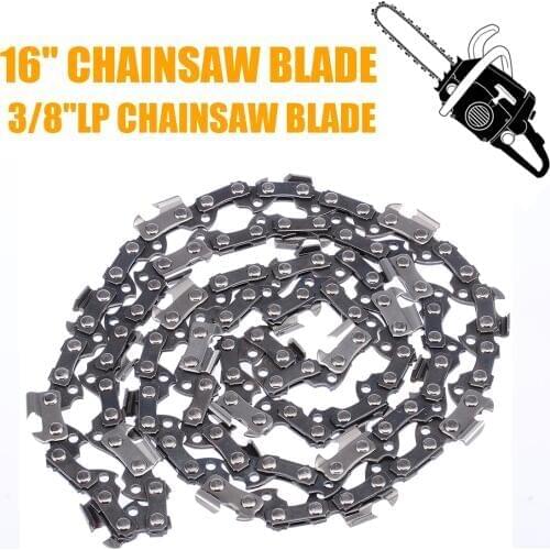 16 inch Chainsaw Saw Chain Blade Pitch 3/8"LP 0.050 Gauge 56DL Drive Link For Garden Electric Saw Replacement
