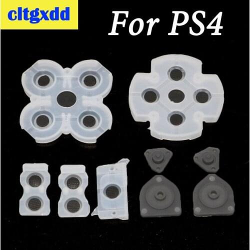 Cltgxdd 1Set Controller LR button conductive silicone pad For Playstation 4 Dualshock JDS001 011 Silicon Rubber Conductive Pads
