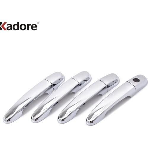 For KIA SPORTAGE 2007 2008 2009 ABS Chrome Plastic Exterior Side Door Handle Cover Trims Auto Accessories 8pcs/set