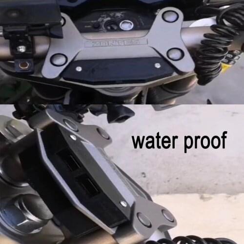 For ZONTES G1 125 G2 125 U1 125 U2 125 310T1 310T2 Motorcycle USB Charger Dual USB Port Power Adapter Compatible