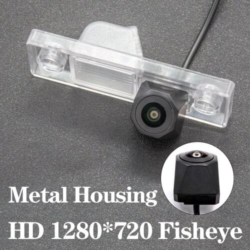 HD 1280*720 Fisheye Metal Housing Car Rear View Camera For Chevrolet Spark 2005~2019 Lova 2011~2018 Lacetti 2004~2015