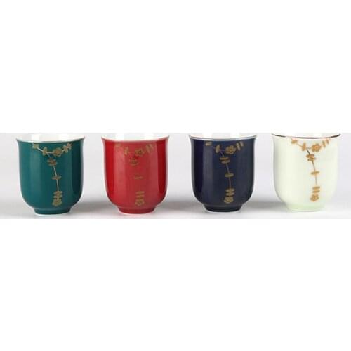 Ceramic Tea Master Cup Retro Ceramic Personal Single Cup Pu'er Pinming Cup