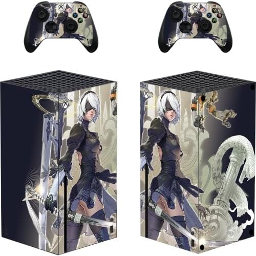 Nire Game Style Xbox Series X Skin Sticker for Console & 2 Controllers Decal Vinyl Protective Skins Style 1