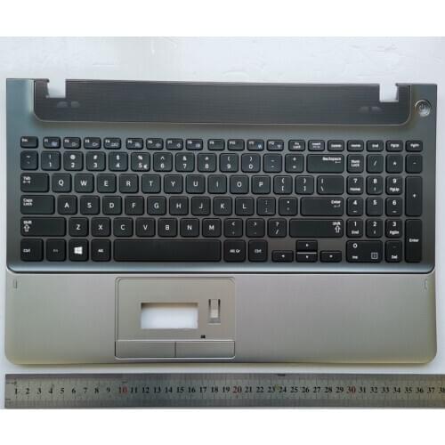 New laptop keyboard with palmrest cover for Samsung NP 350V5C 355V5C 355V5X plastic material