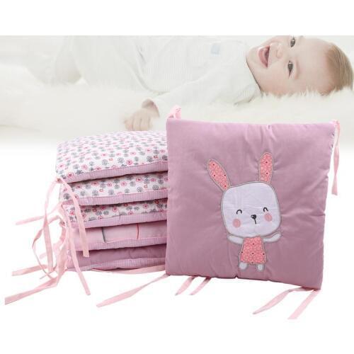 2018 new export original single star crib circumference embroidered cotton cartoon bed baby baby bed