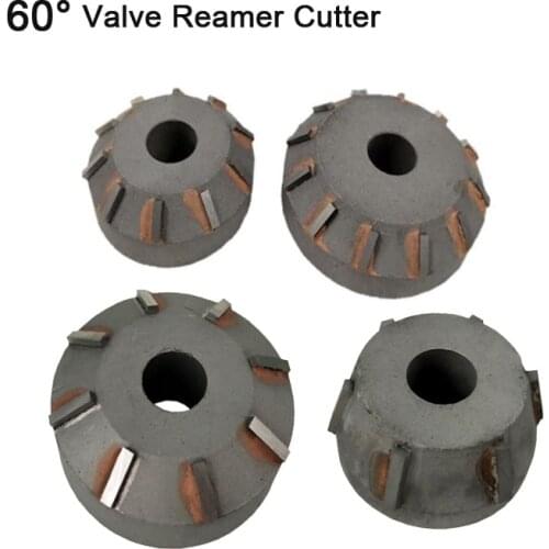 60 Degree Angle Carbide Valve Reamer Valve Seat Cutter for Motorcycle Car Engine Valve Seat Repair Reamer Head