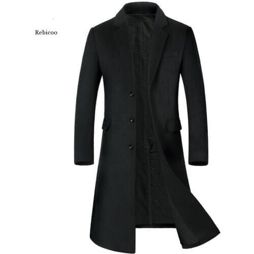 Rebicoo Mens Cashmere Coats