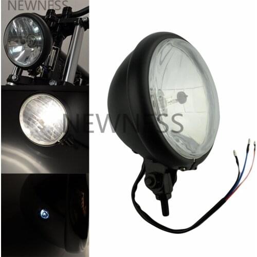 Motorcycle Retro Cafe Racer Motor Headlight Vintage Sealed Beam Headlamp light for Harley Custom Softail Scrambler Chopper