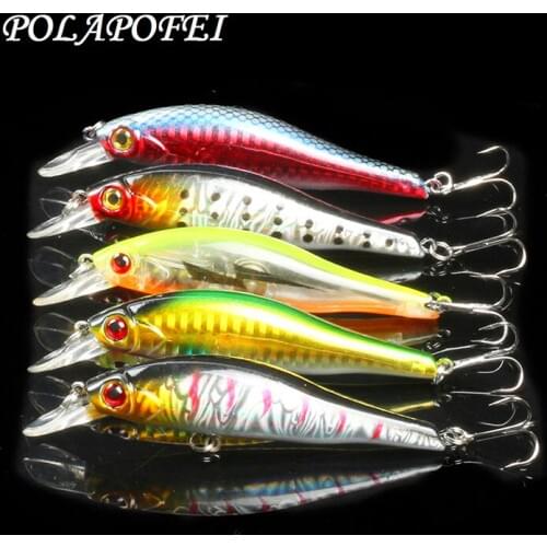5pcs Minnow Fishing Lure 9cm 12g Wobbler Fishing artificial Bait Flashed Balancer Fish Hook Crankbait Fishing Accessories D02