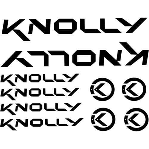 Vinyl Decal Stickers Sheet For Knolly Bike Frame Cycles Cycling Bicycle Mtb Road Art Decor