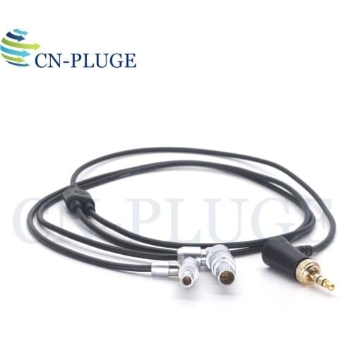 Zaxcom IFB erx 3.5 Elbow with lock to 00B 5pin audio and 0B 5pin time code line for ARRI ALEXA mini 60cm