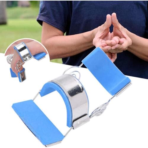 1Pcs Finger Straightener Stainless Steel Finger Rehabilitation Trainer Sprain Fracture Fixing Finger Corrector Support Wholesale