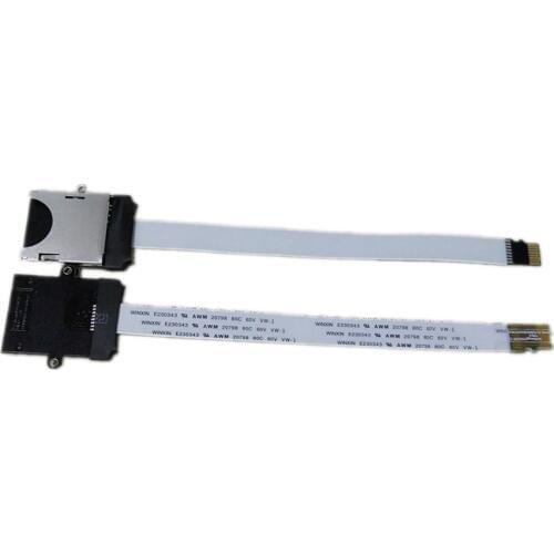 10cm 25cm 48cm 62cm TF Micro SD Card to TF SD Card Flex Extension cable Extender Adapter Converter Reader Car GPS Mobile Phone