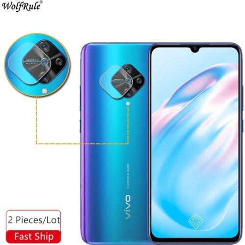 2PCS Lens Camera Tempered Glass For Vivo V17 Y9S Camera Glass 9H Protective Film For Vivo S1 Pro Lens Glass Vivo V17 Y9S 6.38