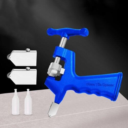 2 in 1 Glass ceramic tile cutter tools w/3pc Knife wheel diamond Roller glass cutter cutting machine Opener Breaker tools