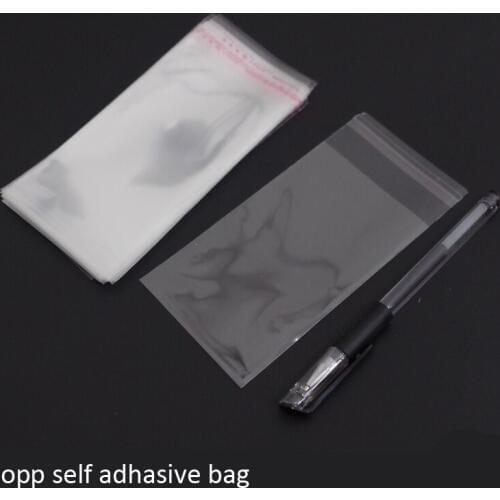 2018 200pcs Clear Resealable Bopp/poly/ Cellophane Bags 13x17+3cm Transparent Opp Gift Bag Plastic Packaging Self Adhesive Seal