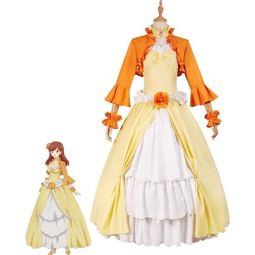 Anime My Next Life As A Villainess: All Routes Lead To Doom! Mary Hunt Cosplay Costume Elegant Dress Halloween Suits Custom Made