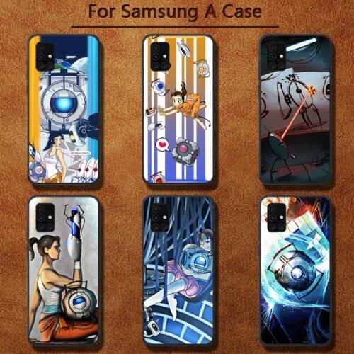 American game Portal 2 Phone Cases for Samsung A91 01 10S 11 20 21 31 40 50 70 71 80 A2 CORE A10