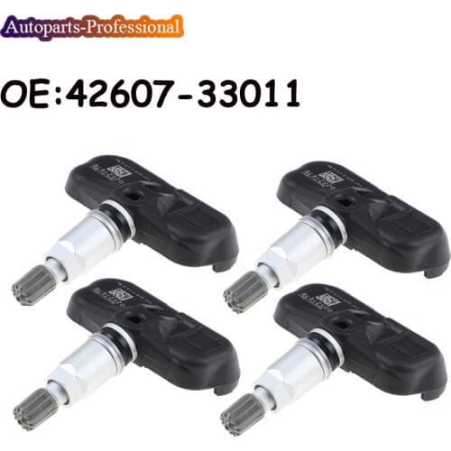 4 PCS For Toyota 4Runner Camry Corolla forFJ Cruiser Highlander Lexus Scion 42607-33011 4260733011 TPMS Tire Pressure Sensor