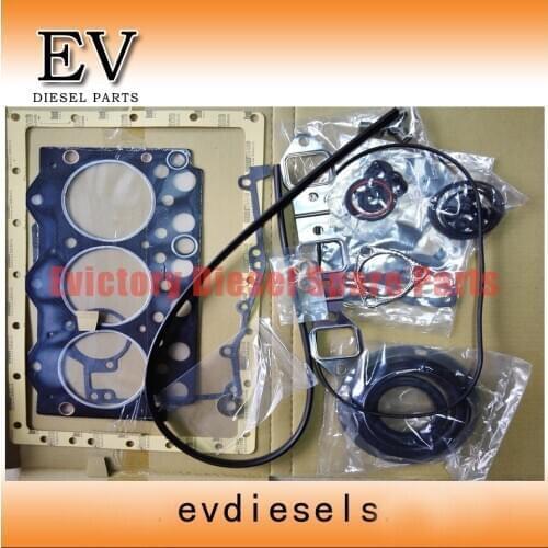 EV Fit for Komatsu Excavator engine gasket kit 3D95 3D95S full gasket kit/Cylinder head gasket