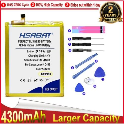 HSABAT 0 Cycle 4300mAh Li3949T44P8h906450 Battery for ZTE Blade 20 Smart V1050 High Quality Replacement Accumulator