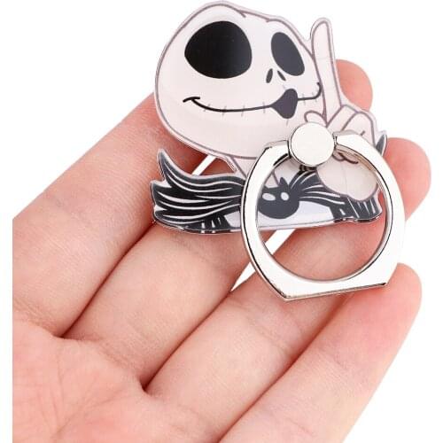 JY202 Cartoon Horror Ghost Ring Buckle Bracket Lazy Mobile Phone Bracket For Phone Stand Holder Mobile Phone Holder Stand