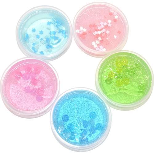 Beautiful Jelly Crystal Mud Modeling Snow Flower Slime Children Intelligent Plasticine New Magic Playdough Lizun Clay Kids Toy