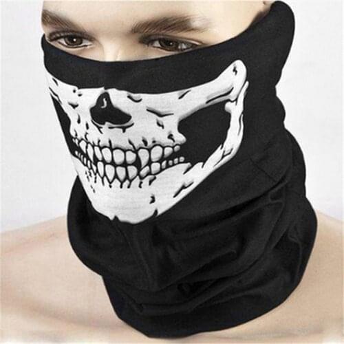 Adult Man Women Outdoor Riding mouth mask Bicycle Ski Skull face cover Scarf Use Neck Warmer Washable Reusable Non-woven masks 4