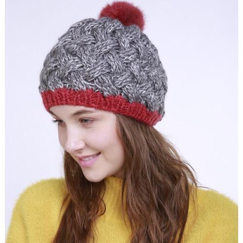 Женские вязаные шапки MingJieBiHuo China At AliExpress