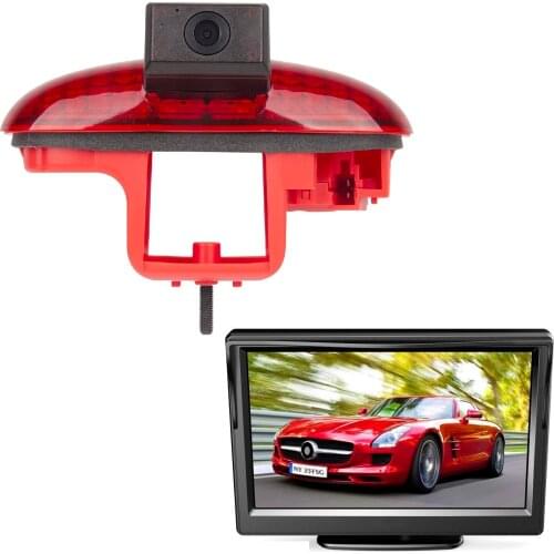 Misayaee HD 720P Brake Light for Renault Trafic Opel Vivaro A Opel Combo C FIAT Talento,Primastar 2001-2014 with 5inch monitor
