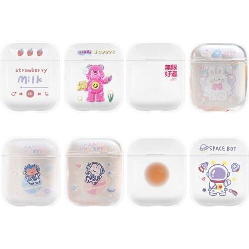 Mini Soft Silicone Case For Apple Airpods 1/2 Shockproof Cover For Apple AirPods 2/1 Earphone Cases for Air Pods Protector Case