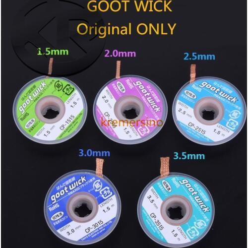 Original Japan GOOT WICK Tin Desoldering Wick Tin Suction Tool