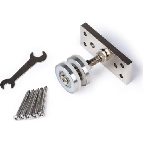 Hanging Sliding Door Wheel Hangle Ball Bearing Wheel Barn Door Roller Wall Door Shower Door Wheel Sliding Door Hardware 1PCS