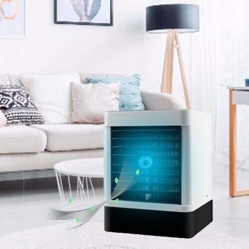 Mini Portable Air Conditioner Humidifier with Water Tank Air Cooler USB 3 Speeds Cooling Fan Air Conditioning for Home Office 5V