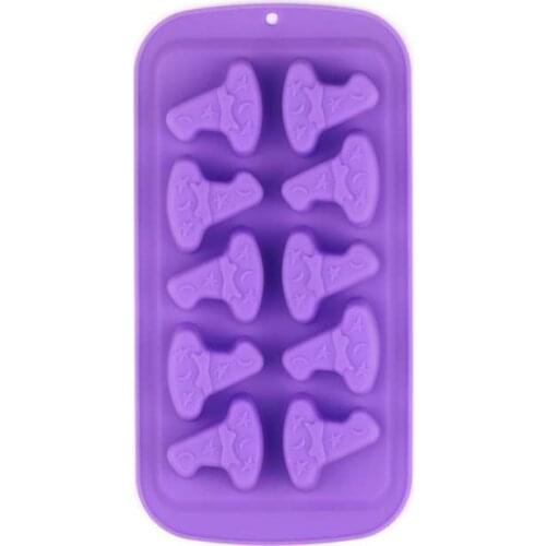 Silicone Cake Chocolate Fondant Baking Moulds Halloween Pumpkin Ghost Bat Cookies Molds DIY Tools for Festival Halloween Party