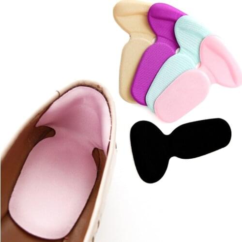 2 in 1 Silicone Gel Shoe Heel Protectors Foot Care Gel Pad Insole And Heel Grips For Shoes Cushion Pad