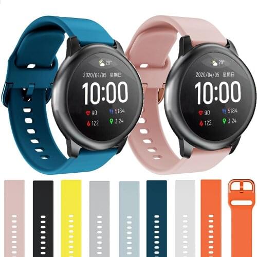 Silicone Strap For Xiaomi Haylou Solar LS05 Watch Band Replacement Watchband for For Haylou Solar LS05 Wrist Band