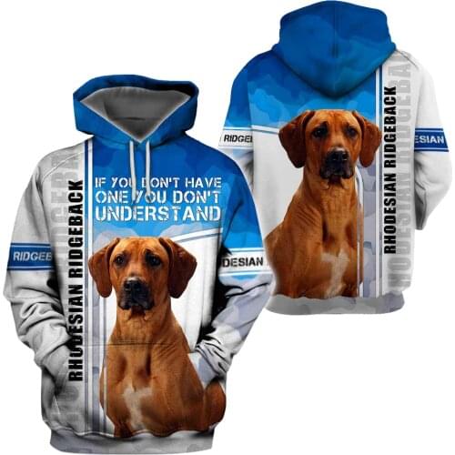 Rhodesian Ridgeback hoodie 3D Printed Hoodies Fashion Pullover Men For Women Sweatshirts Sweater Cosplay Costumes
