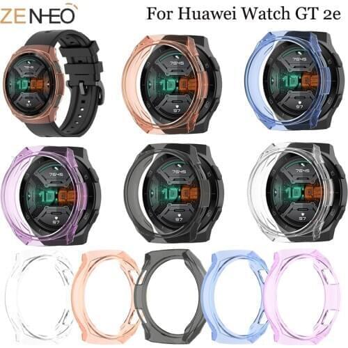 ZENHEO For Huawei Watch GT 2E Case Soft Silicone Clear TPU Protection Cover For Huawei GT2e Smart Watch Accessories