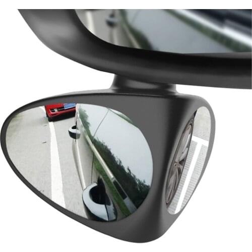 2 in 1 Car Blind Spot Mirror Wide Angle Mirror 360 Rotation Adjustable Convex Rear View Mirror View front wheel Auto Car mirror