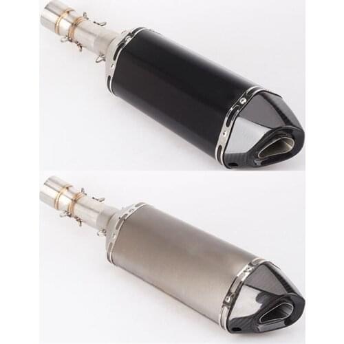 Motorcycle Modified Exhaust Pipe Carbon Fiber Tail F650GS 08-12 F700GS 13-17 F800GS ADV 08-17 Exhaust Pipe Connecting Pipe