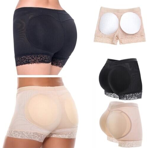 Women Bottom Lifter Shaper Butt Lift Pants Boyshorts Booty Briefs Fake Ass Padded Panties Hip Pads Enhancer Seamless Underwear
