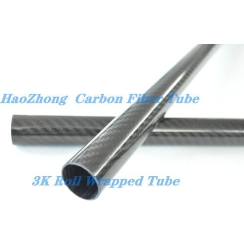 1-10Pcs 12mm*11mm*500mm Carbon fiber tube, with 100% full carbon,Japan 3k improve material 3k carbon fiber tube 12*11