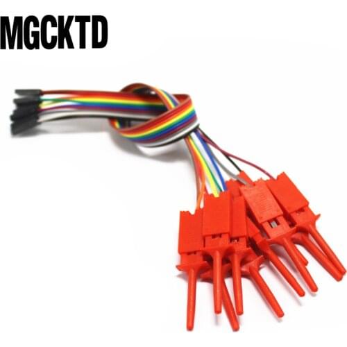 10PCS/lot . Quality test of the quality test hook clip. Logic analyzer test folder. For USB 24M 8CH