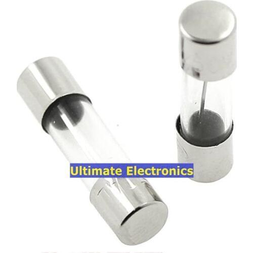 100pcs 5*20 glass fuse/fuse Fast Quick Blow Glass Tube 5x20mm F0.1A/0.2A/0.5A/1.25A/1.5A/3.15A