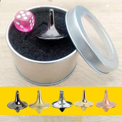2021 Creative Toy Spinning TopMini Magic Metal Gyro Gift Inception for Exquisite Collection Decor Birthday Persistent Rotation