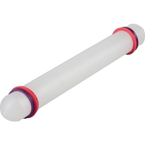 23 cm /9'' Non-stick Sugarcraft Fondant Rolling Pin with Guide Rings